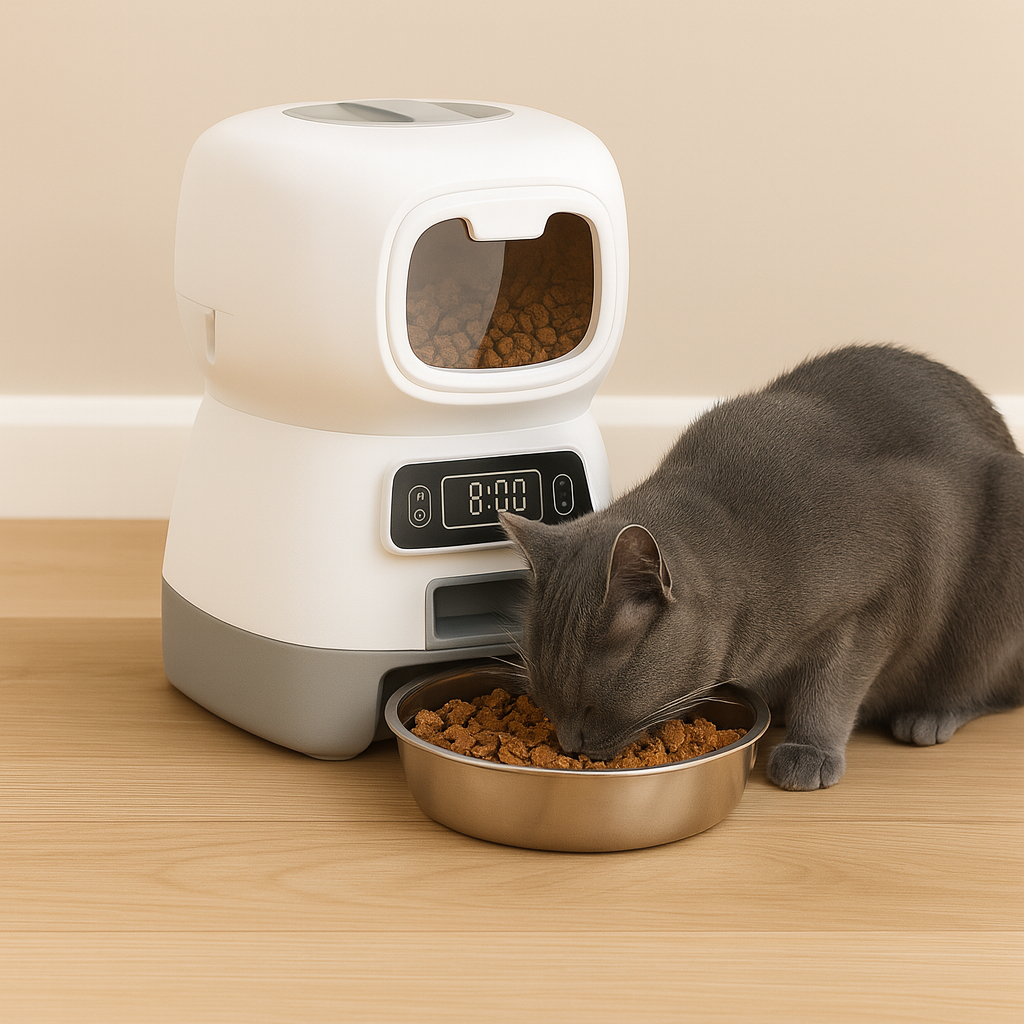 Mangeoire automatique connectée simple et double