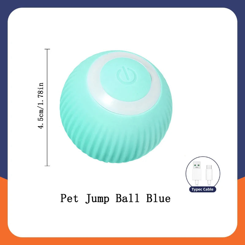 Balle électronique interactive USB – Jouet rebondissant pour chat & chiot