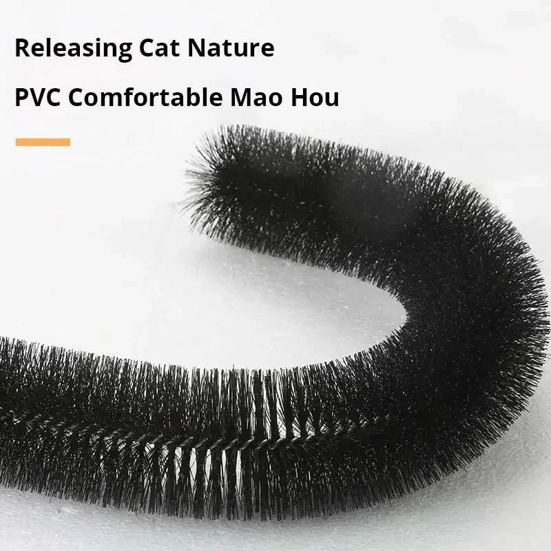 Arc de toilettage interactif pour chat – Brosse à friction & tampon à gratter