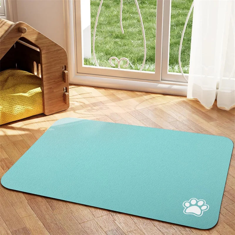Tapis antidérapant absorbant pour gamelles
