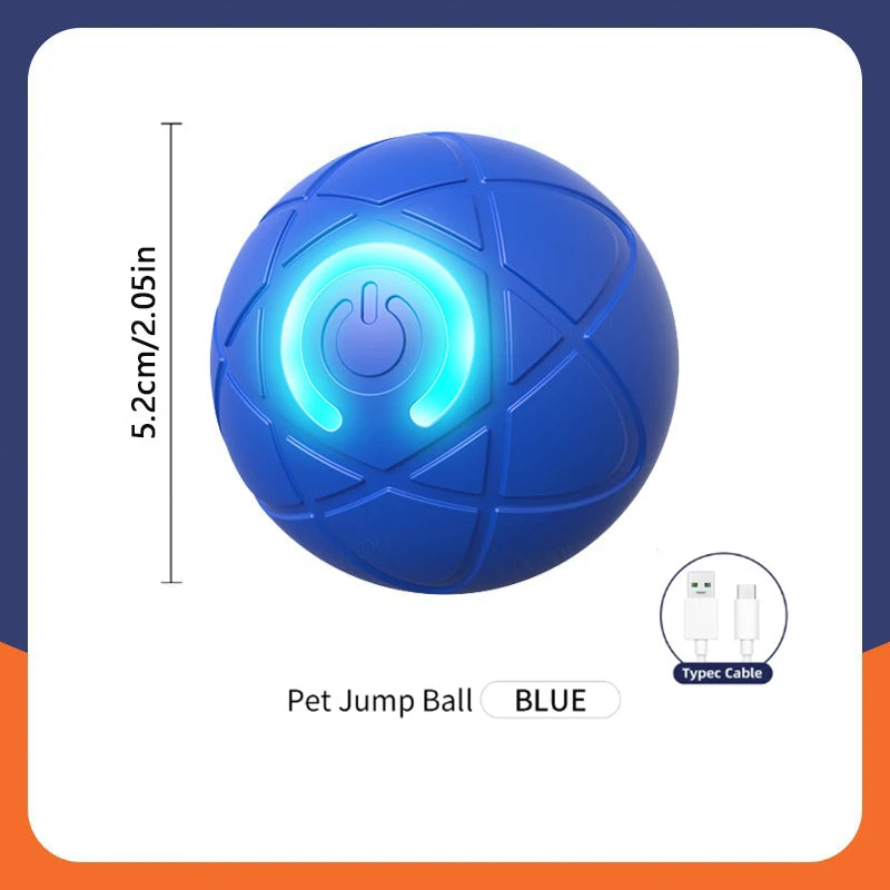 Balle électronique interactive USB – Jouet rebondissant pour chat & chiot