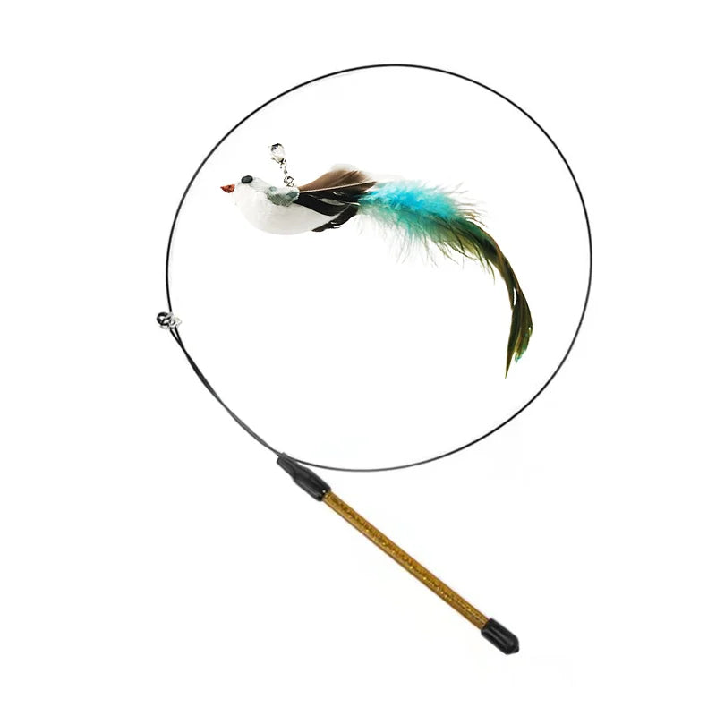 Canne à pêche pour chat