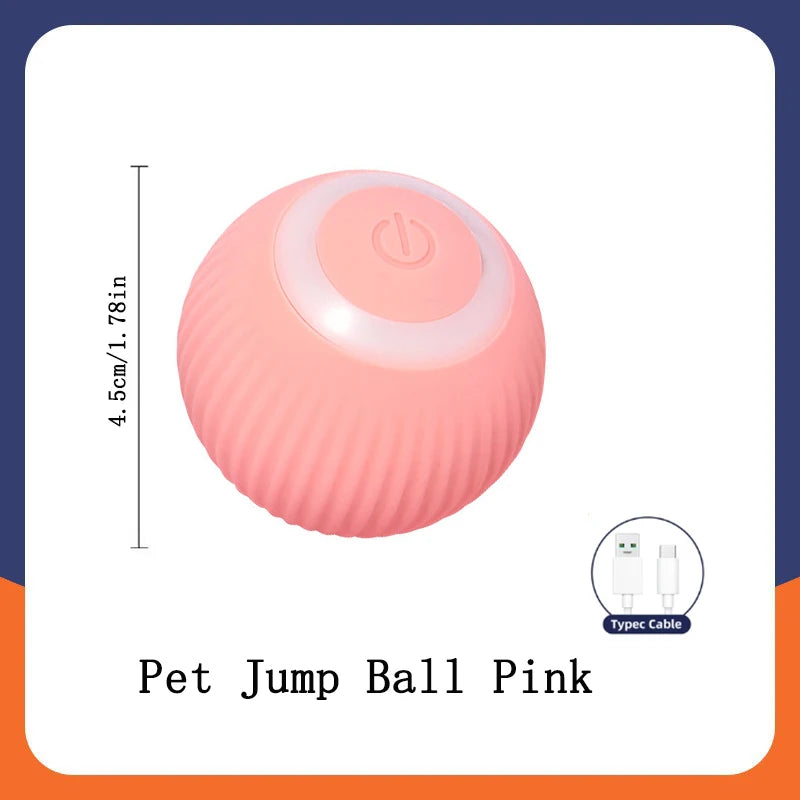 Balle électronique interactive USB – Jouet rebondissant pour chat & chiot