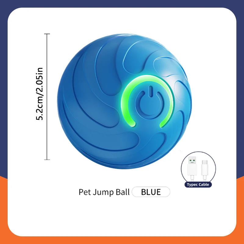 Balle électronique interactive USB – Jouet rebondissant pour chat & chiot