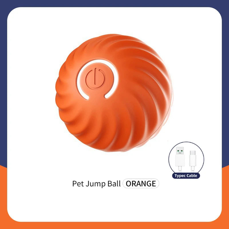Balle électronique interactive USB – Jouet rebondissant pour chat & chiot