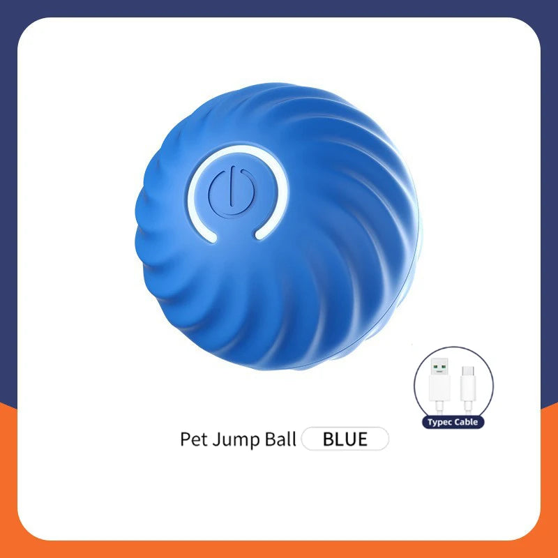 Balle électronique interactive USB – Jouet rebondissant pour chat & chiot
