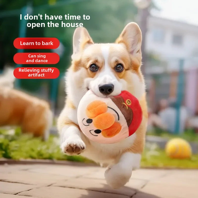 Balle interactive électrique chien – Peluche Rebondissante USB rechargeable