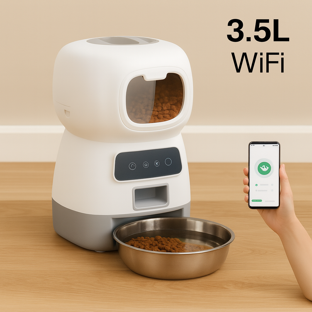 Mangeoire automatique connectée simple et double