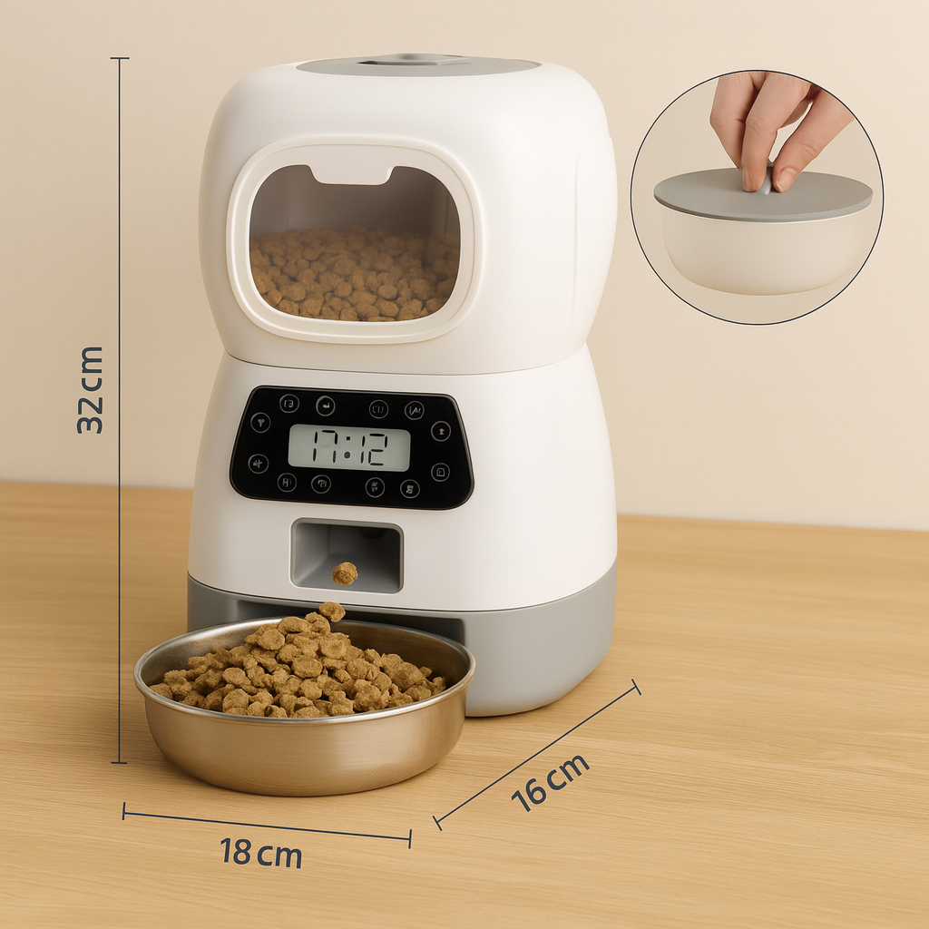 Mangeoire automatique connectée simple et double