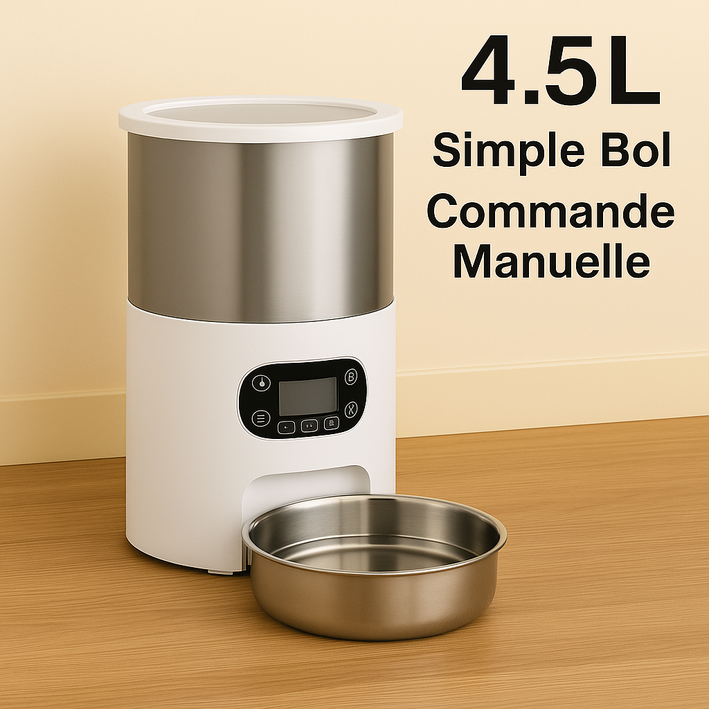 Mangeoire automatique connectée simple et double