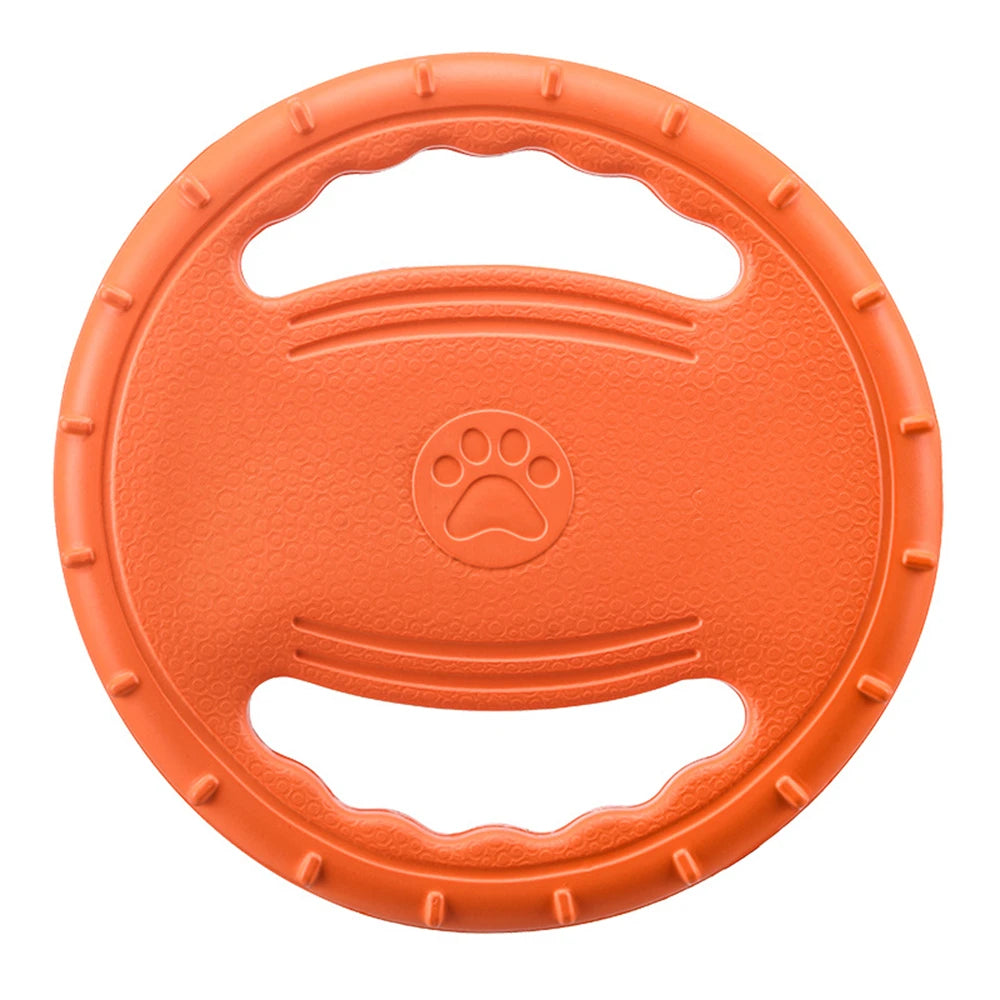 Frisbee chien – Disque volant flottant résistant aux morsures pour sport extérieur