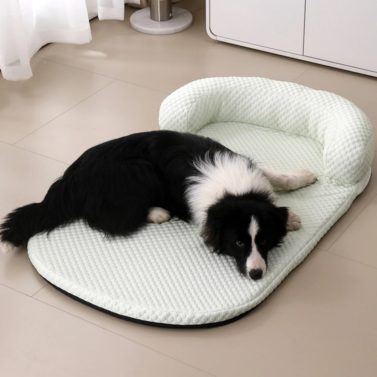 Grand coussin été pour chien – Lit rafraîchissant antidérapant & confortable