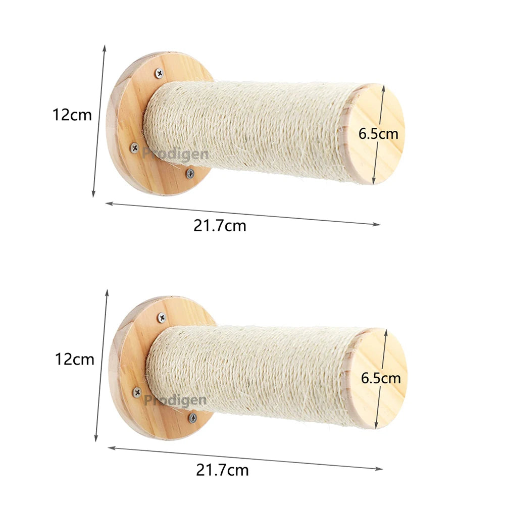 Accessoires muraux pour chat – Échelle, étagère, lit caché & poste à gratter