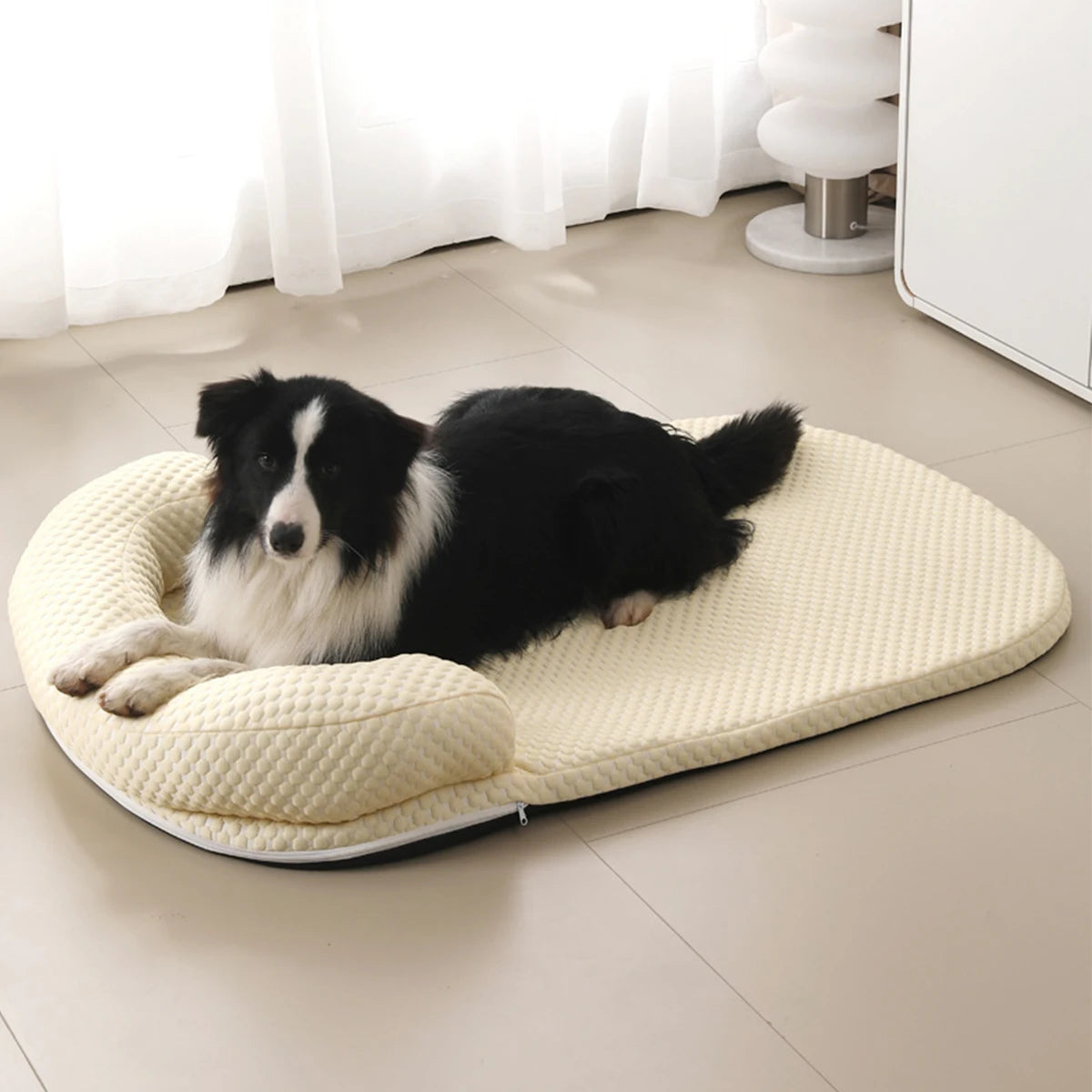 Grand coussin été pour chien – Lit rafraîchissant antidérapant & confortable