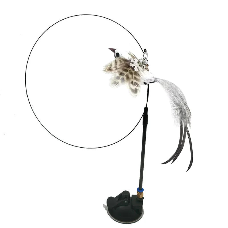 Canne à pêche pour chat