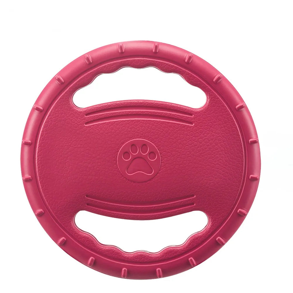 Frisbee chien – Disque volant flottant résistant aux morsures pour sport extérieur