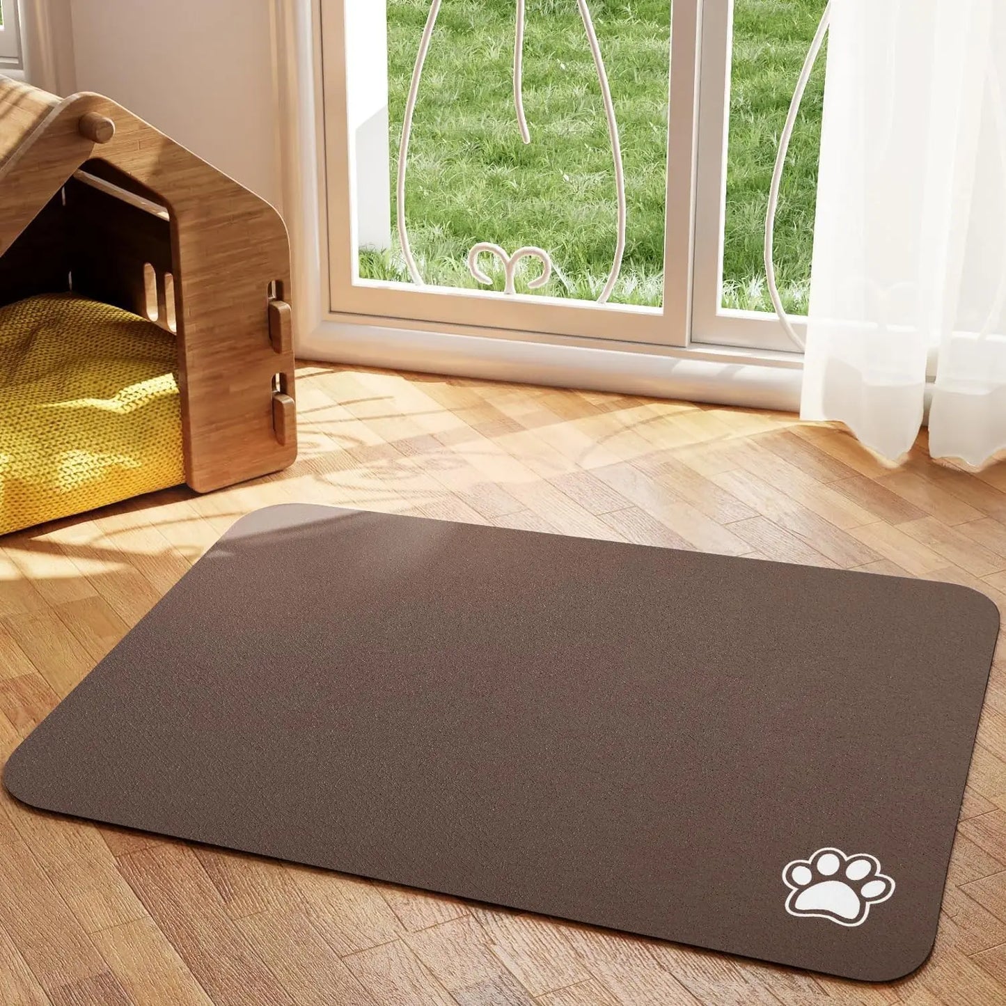 Tapis antidérapant absorbant pour gamelles