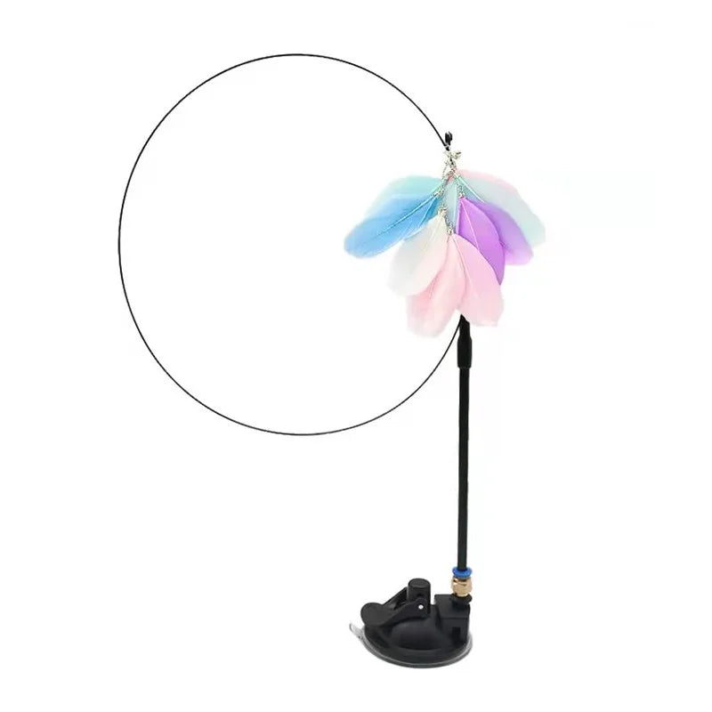 Canne à pêche pour chat
