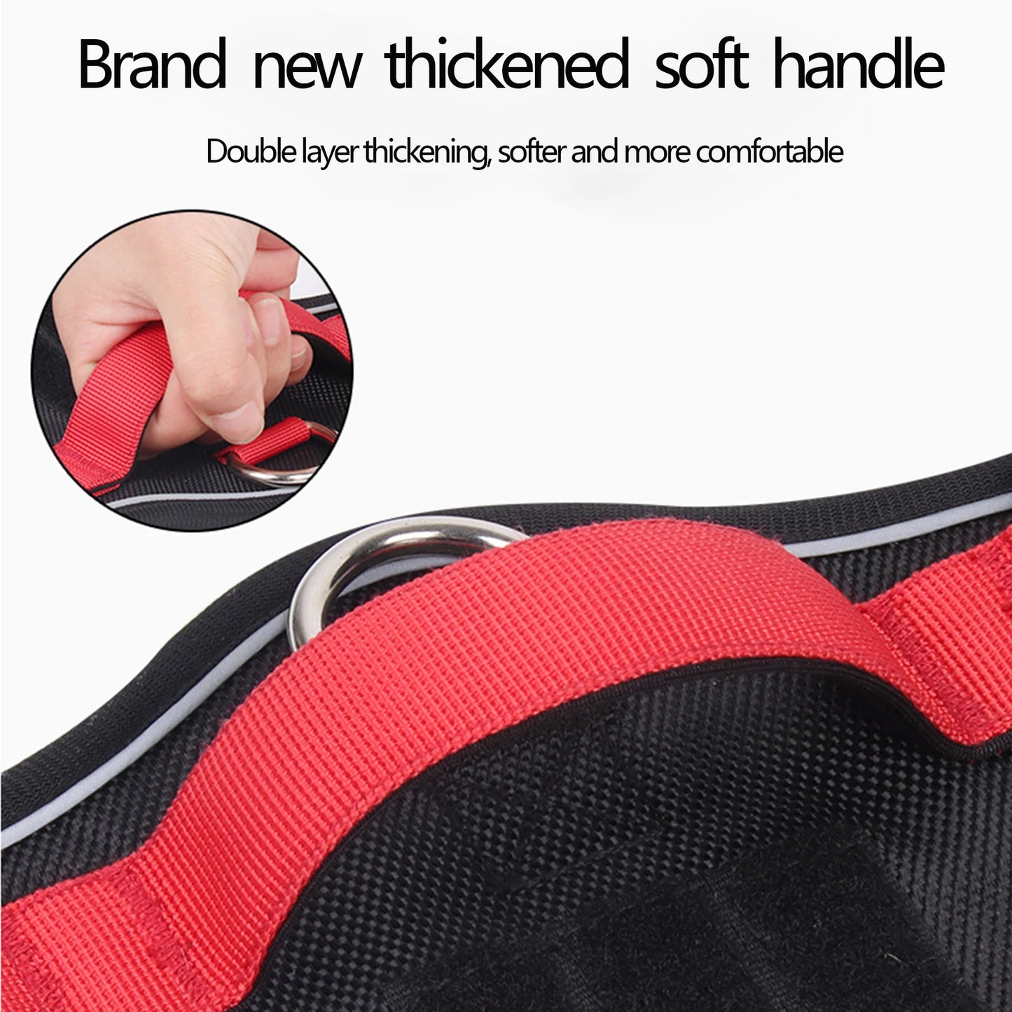 Harnais tactique chien – Réfléchissant, Oxford 1680D imperméable & durable