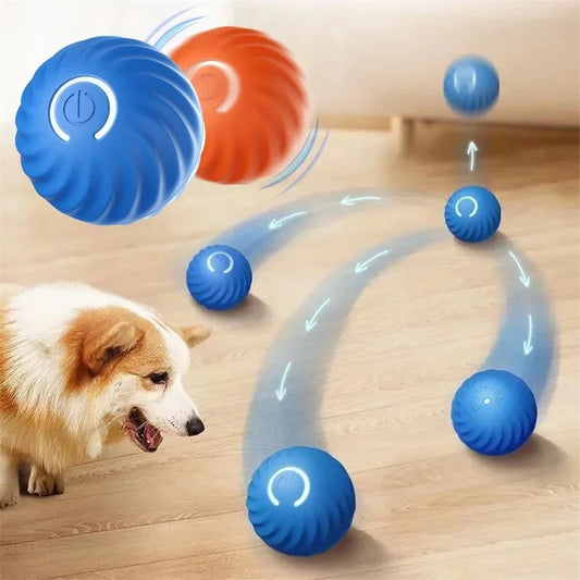 Balle électronique interactive USB – Jouet rebondissant pour chat & chiot