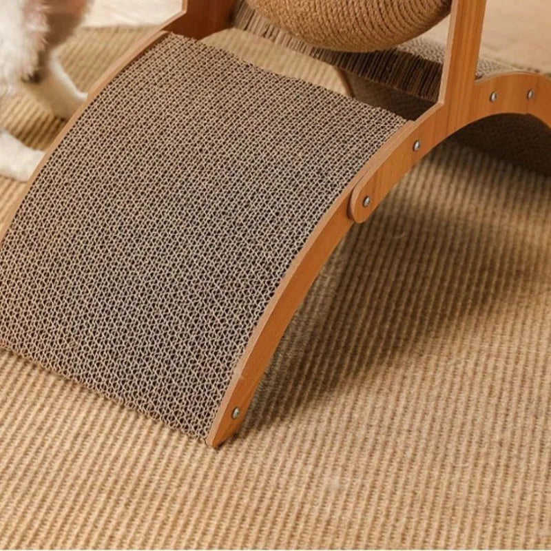Grattoir Bois Massif Sisal Durable