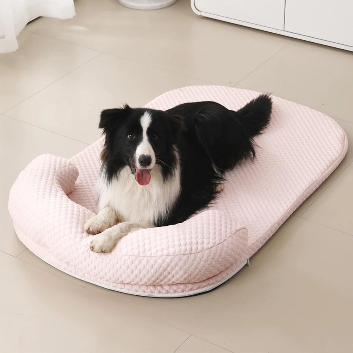 Grand coussin été pour chien – Lit rafraîchissant antidérapant & confortable