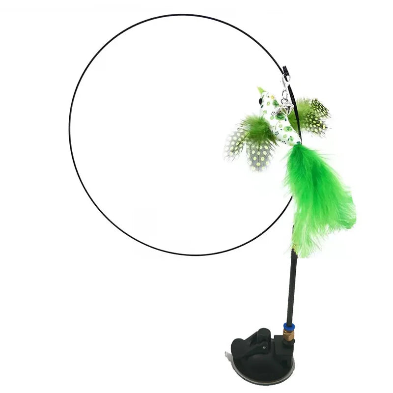 Canne à pêche pour chat