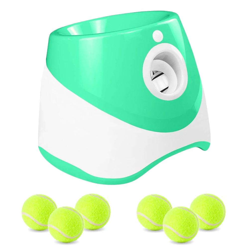 Lanceur de balles de tennis automatique pour chien – Jouet interactif rechargeable