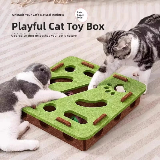 Boîte Puzzle Chat Anti Ennui
