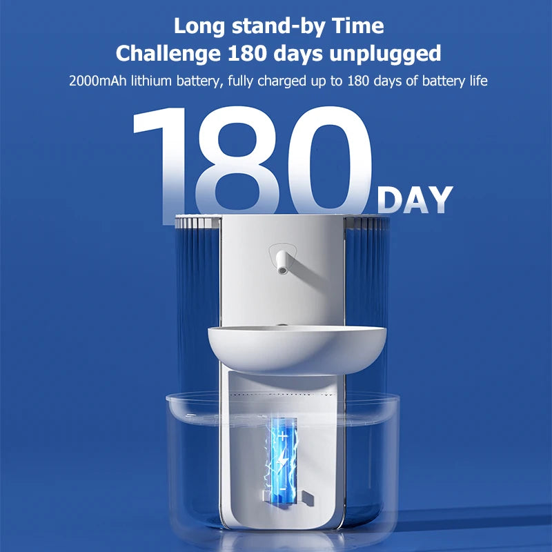 Fontaine à eau rechargeable sans fil 3L