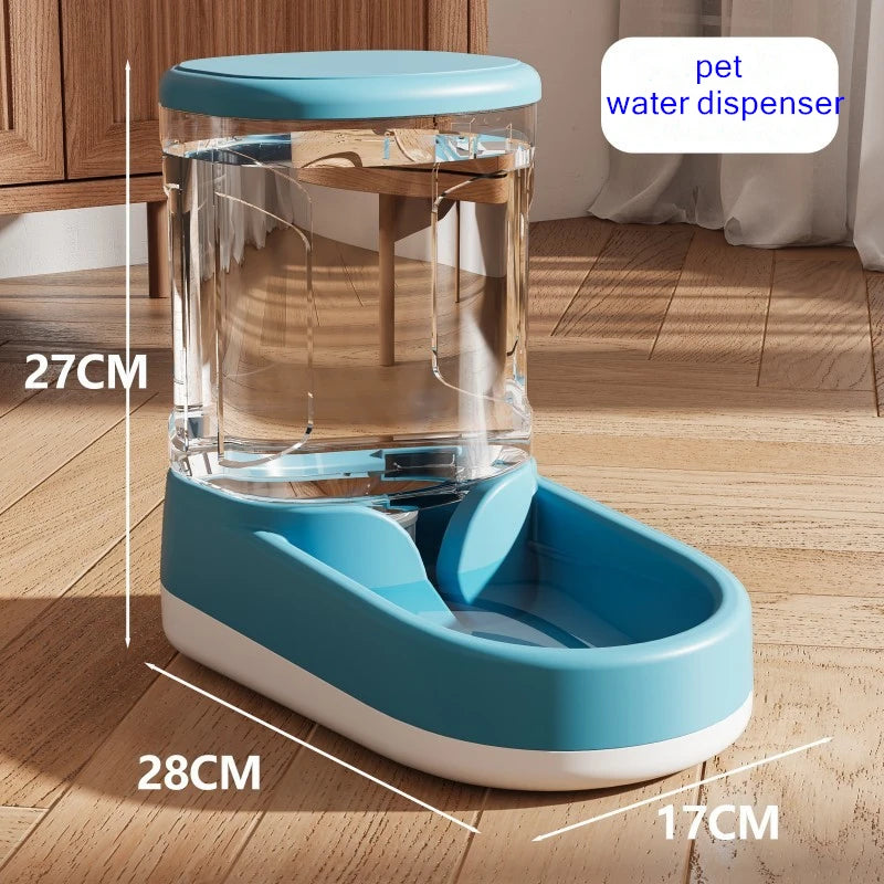 Distributeur de croquettes avec fontaine à eau 3,8L