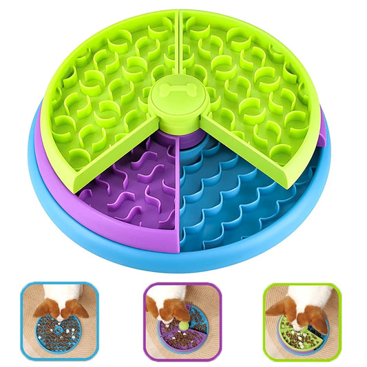 Bol anti glouton puzzle chien – Stimulation mentale & distributeur friandises