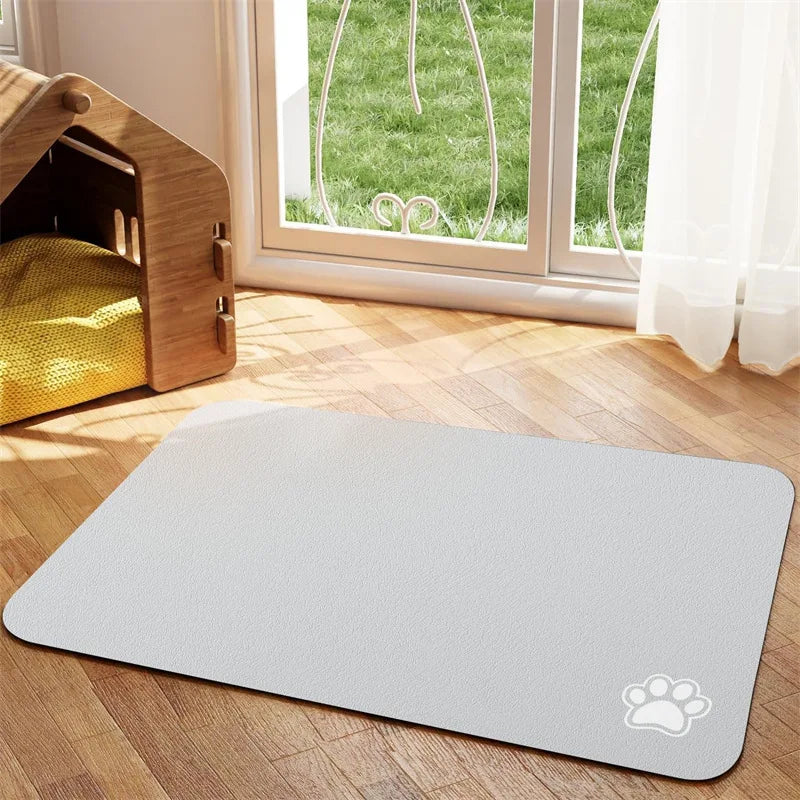 Tapis antidérapant absorbant pour gamelles