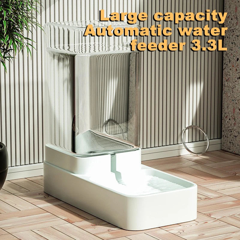 Distributeur de croquettes avec fontaine à eau