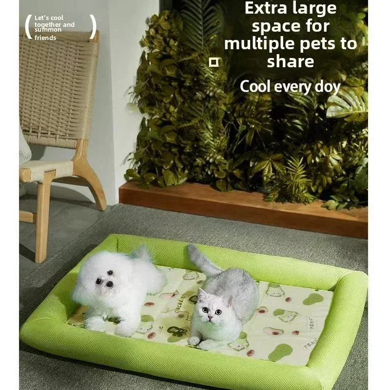 Lit rafraîchissant été chien & chat – Coussin moelleux toutes tailles