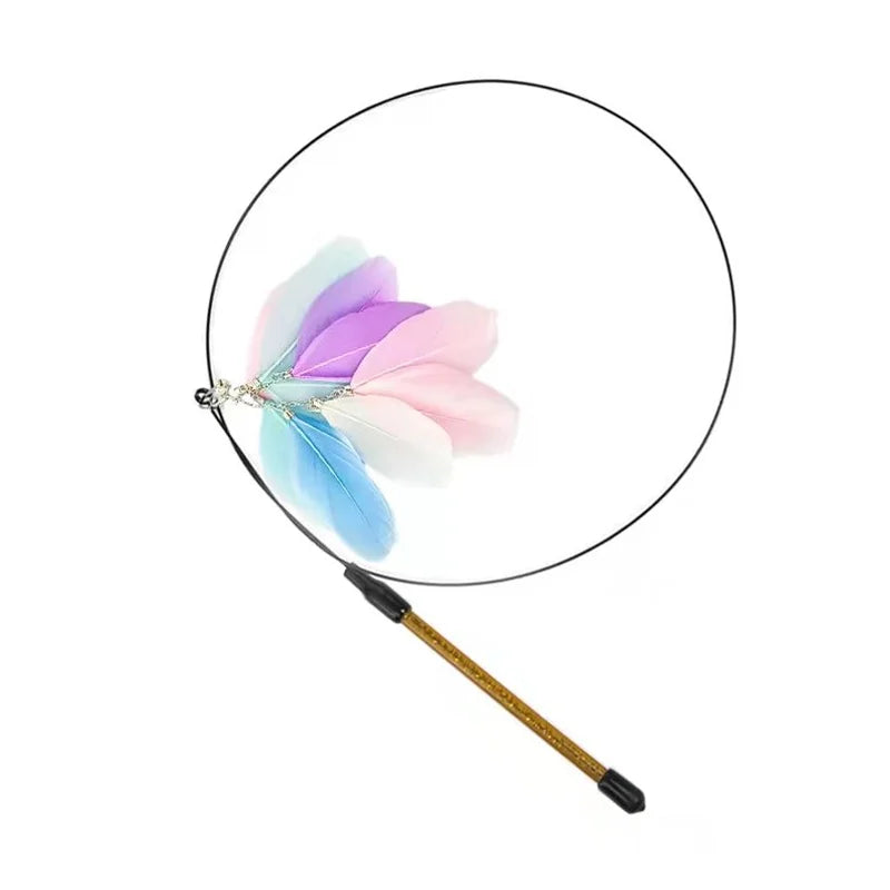 Canne à pêche pour chat