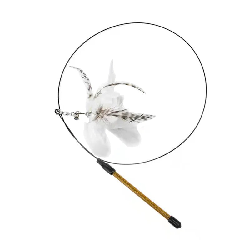 Canne à pêche pour chat