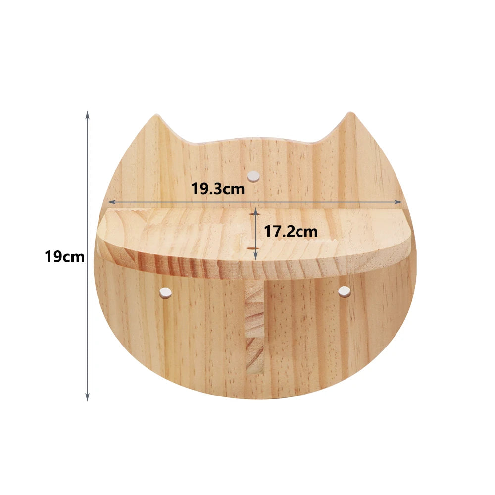 Accessoires muraux pour chat – Échelle, étagère, lit caché & poste à gratter