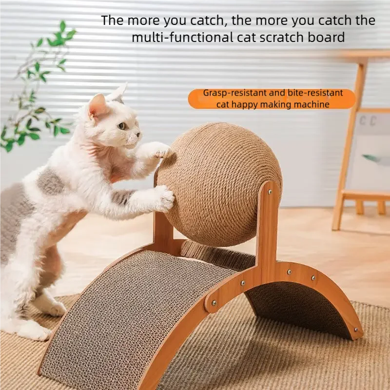 Grattoir Bois Massif Sisal Durable