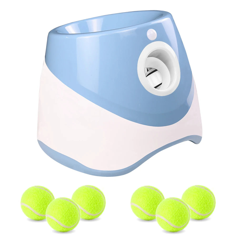 Lanceur de balles de tennis automatique pour chien – Jouet interactif rechargeable