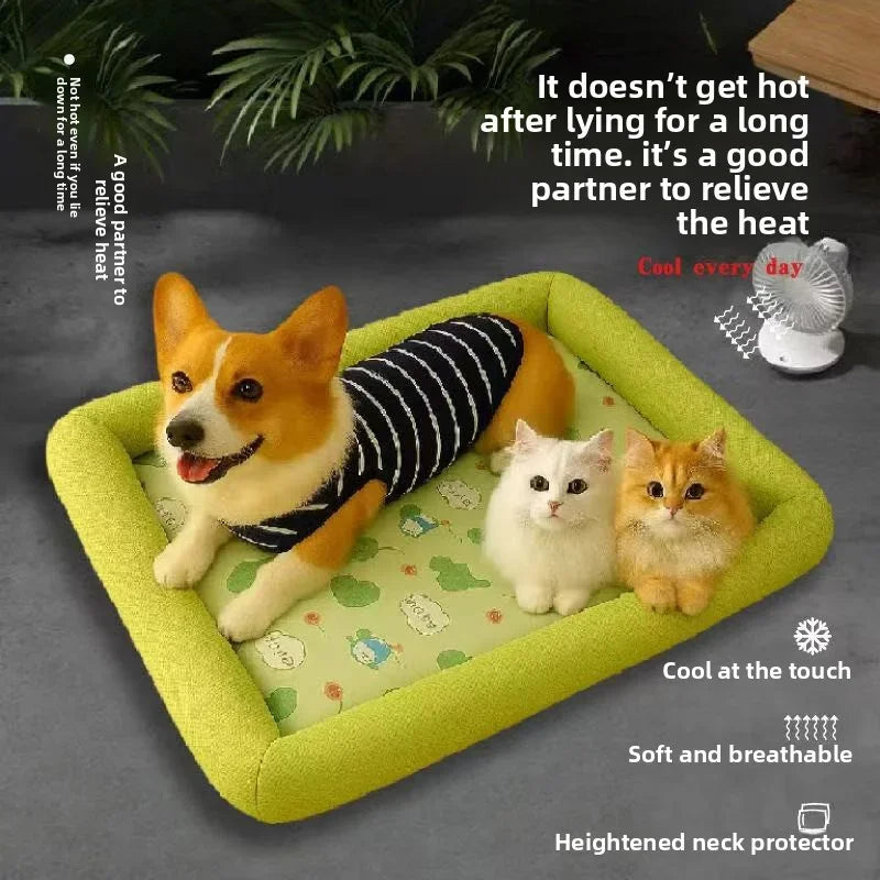 Lit rafraîchissant été chien & chat – Coussin moelleux toutes tailles