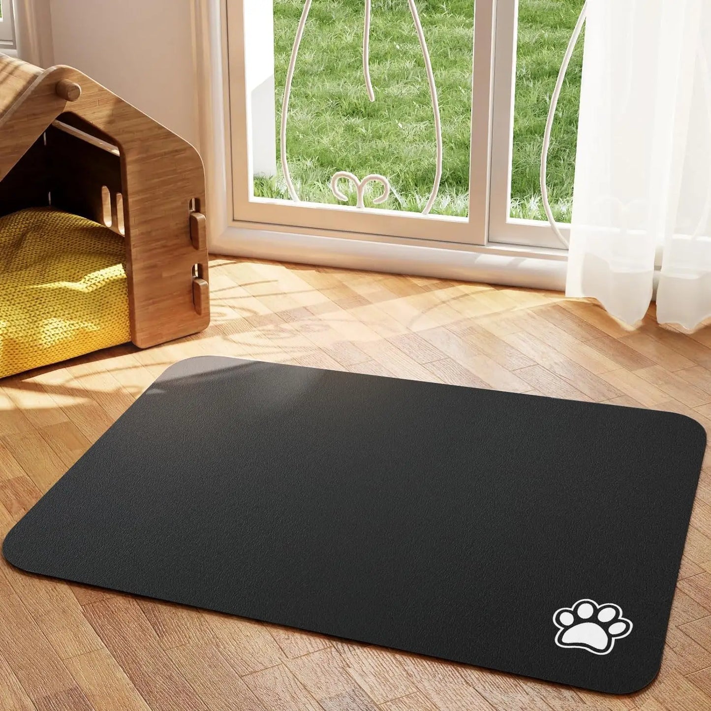 Tapis antidérapant absorbant pour gamelles
