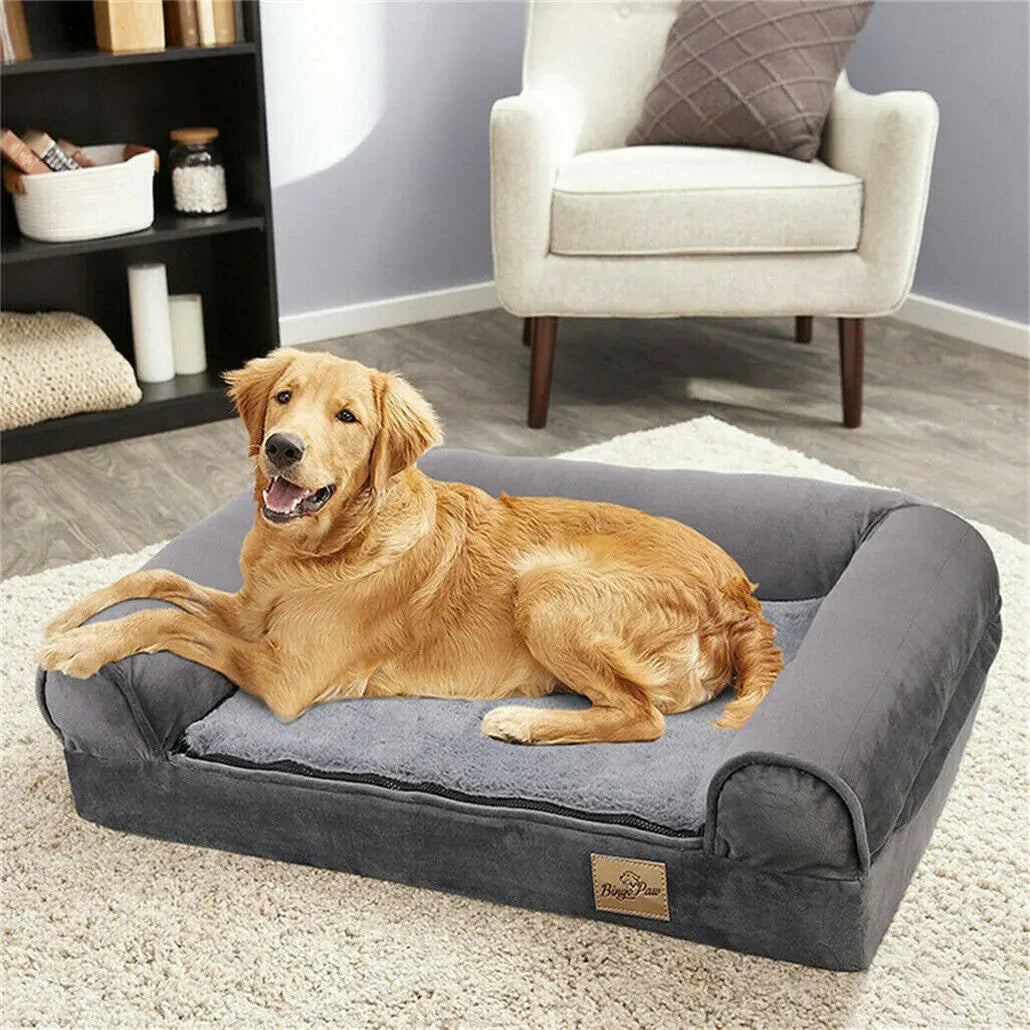 Lit Orth4WD chien – Grand couchage avec traversin & housse lavable
