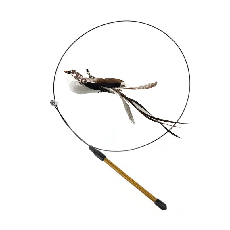 Canne à pêche pour chat