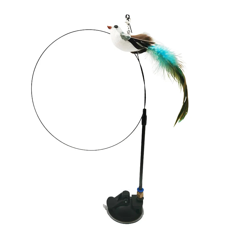 Canne à pêche pour chat