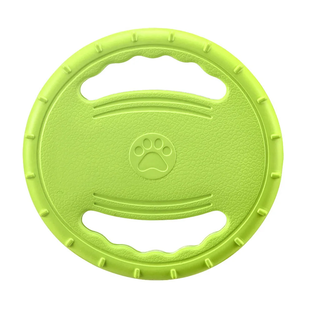 Frisbee chien – Disque volant flottant résistant aux morsures pour sport extérieur