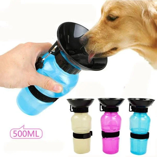 Bouteille d’eau de voyage pour chien – 500ml portable & pratique